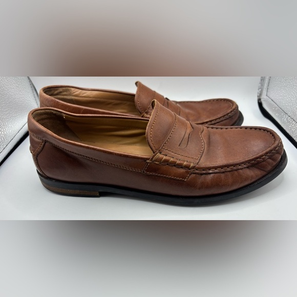 Cole Haan PINCH Hand Sewn Grand Os Penny Loafer Shoes Mens Size 9.5 Brown Maine - Picture 3 of 7